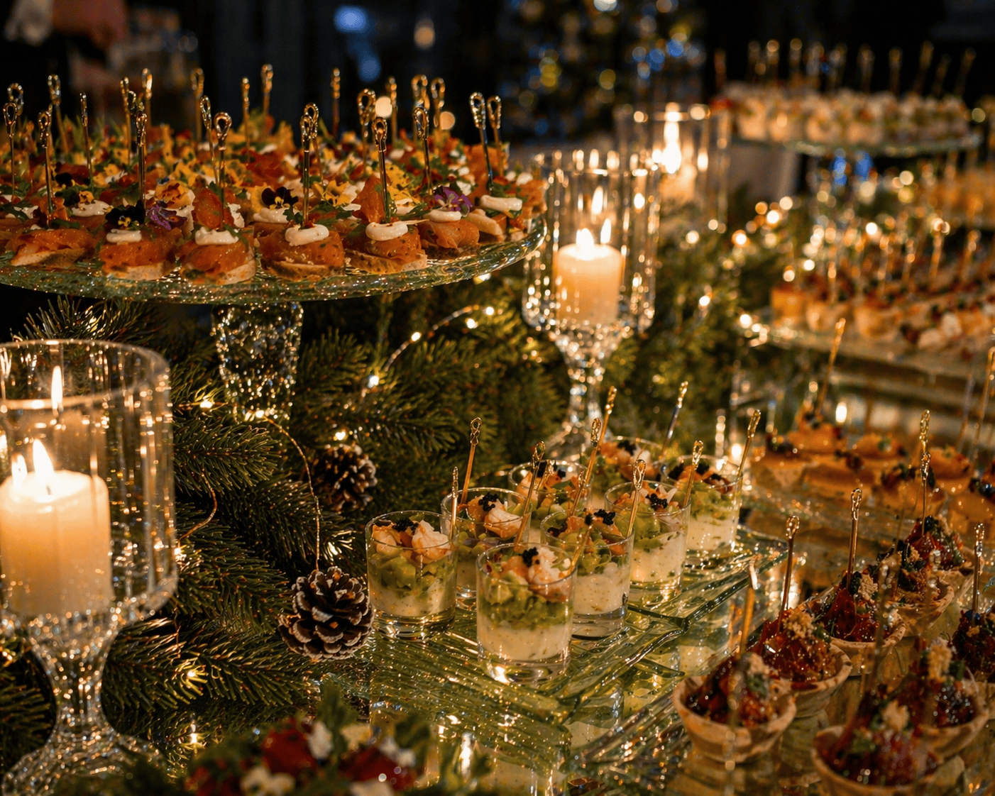 Новогодний кейтеринг и праздничная сервировка в Сочи